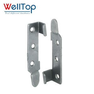 अच्छी तरह से नए आगमन फर्नीचर हार्डवेयर सामान फिटिंग 4 6 इंच धातु बिस्तर कनेक्टर बिस्तर ब्रैकेट - Product Image 4