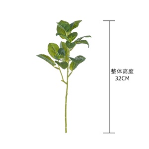 Plante artificielle CallaFloral en menthe verte en PVC, décoration intérieure artisanale pour la maison et les mariages - Product Image 4