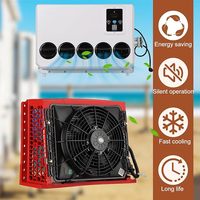 Climatiseur TELCOOL 12V DC pour camping-car, camion, unité de climatisation de type split pour camping-cars, camions, caravanes, remorques, excavatrices, fourgons