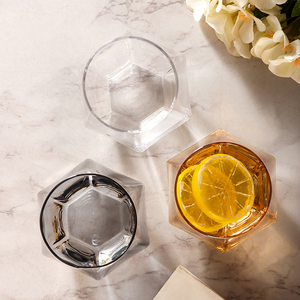 Verres à whisky <span class=keywords><strong>prismatiques</strong></span> Electroplated Dazzle Drinking Glass Multifunctional Juice Mugs Whisky Glasses - Product Image 4