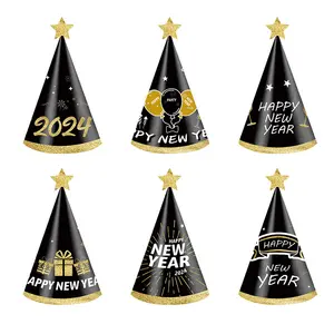 12 Pack Happy New Year Eyeglasses Fancy New Year Party Glasses Celebration Party Favor for 2024 New Year's Eve