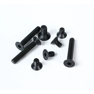 Vis à tête fraisée hexagonale en acier au carbone haute résistance de grade 10.9, oxyde noir, DIN7991 M3-M16, sur mesure - Product Image 4