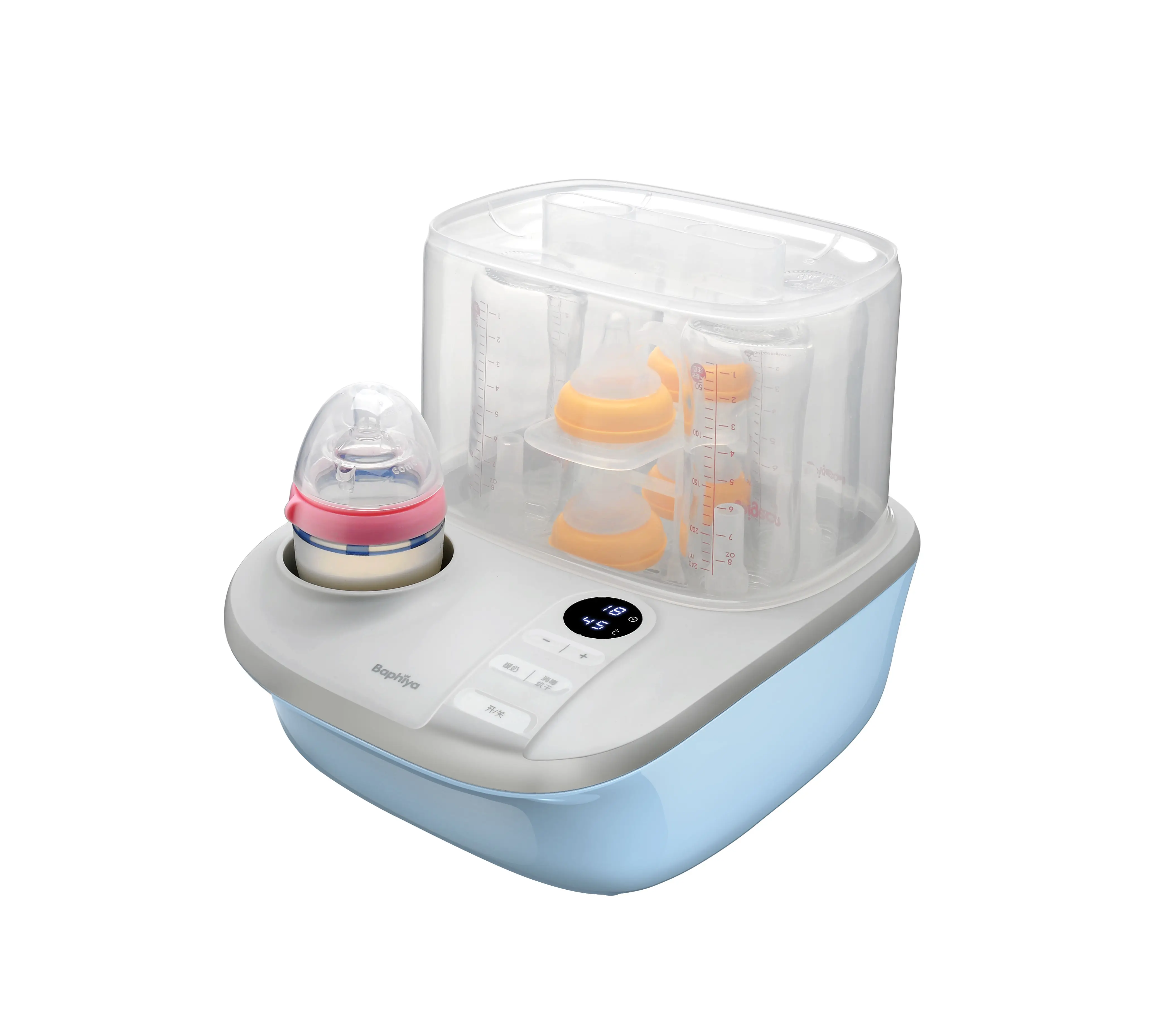 Séchoir — stérilisateur de biberons multifonctions, avec affichage numérique et panneau tactile LCD, réchauffeur de lait pour bébé installé pour services service OEM ODM, ml