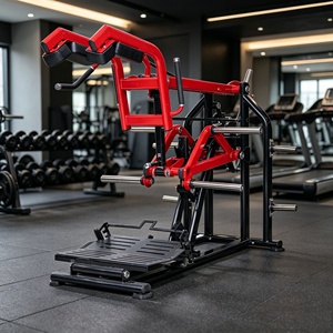 Máquina de Sentadillas con Carga de Placas Comercial <span class=keywords><strong>Hammer</strong></span> Strength, Equipo de Gimnasio para Entrenamiento de Piernas y Glúteos - Product Image 1