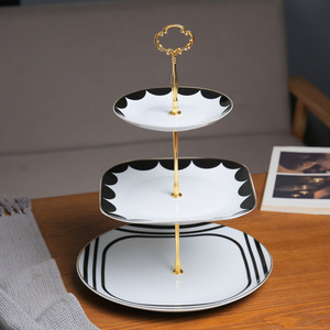 Giá Đỡ Bánh Cupcake Tráng Miệng Châu Âu Nhiều Phong Cách Giá Đỡ Bánh 3 Tầng Giá Đỡ Bánh Bằng Gốm Cho Bánh Cưới - Product Image 6