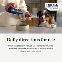 Soins dentaires pour animaux de compagnie en marque privée : cible le tartre, rafraîchit l'haleine, soutient la santé des gencives, nettoyant pour les dents des chats et des chiens