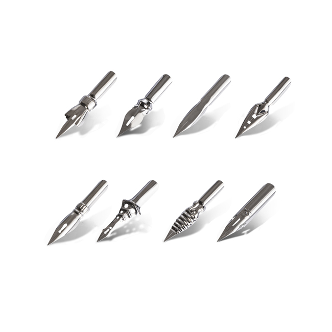 Манга, модель комикса, наконечники для каллиграфии, Saji Nib, готическое искусство, декоративные скрытые наконечники с буквами и цветами, для каллиграфии