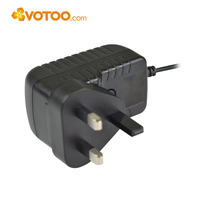 Adaptateur secteur interchangeable 12V 1A 12W Haute efficacité et protection contre les courts-circuits