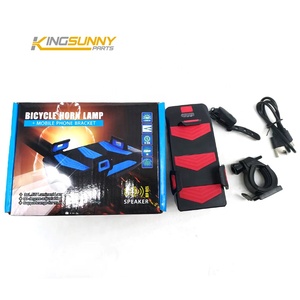 Đa Chức Năng Phụ Kiện Xe Đạp-3 Trong 1 Phía Trước Ánh Sáng Điện Tử Sừng Điện Thoại Chủ Khung Giá Cho Xe Đạp Đường Phụ Tùng - Product Image 2