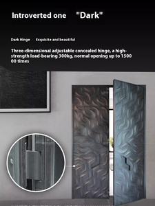 Copper <strong>Back</strong> Panel Cast Aluminum Front <strong>Door</strong> Exterior Opening Push and Pull <strong>Door</strong> - Product Image 6