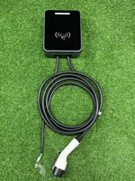 Chargeur mural pour véhicule électrique Sixpence, 7kW-22kW, 16A 32A, 3/1 phase, AC 220-380V, Plug and Play, Type 2, chargeur rapide pour voiture électrique