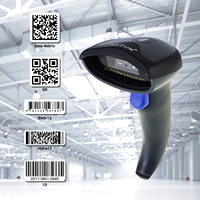 Netum-Escáner USB portátil para dientes azules, función 3 en 1, azul con código QR 2D y lector de código de barras, tipo de interfaz COM