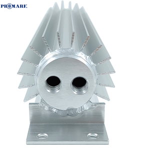 Enfriador de aceite de transmisión con aletas de disipador de calor de aluminio de doble paso universal de <span class=keywords><strong>12</strong></span>" - Product Image 3
