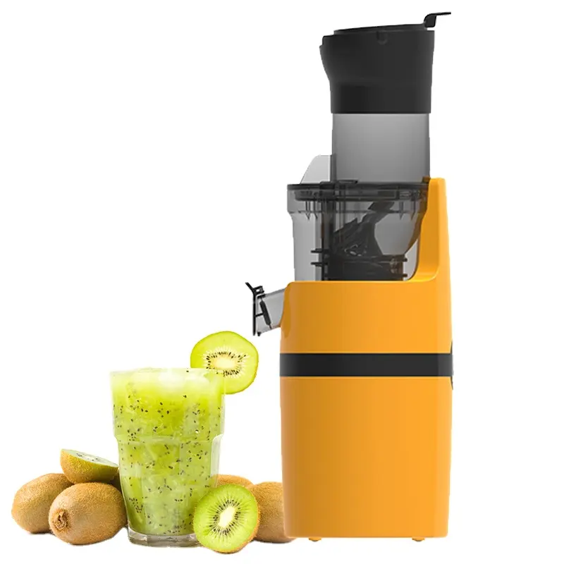 धक्का और मोड़ मिनी आम juicer चिमटा मशीन नारंगी प्लास्टिक कीप juicer निजी लेबल