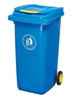 Nouvelle machine d'impression pneumatique semi-automatique à plat TJ-69 pour le marquage à chaud des logos sur les poubelles en plastique de 1100L – 4 faces