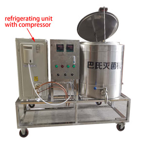 Macchina per Pastorizzazione a Bassa e Alta Temperatura da 50L, <span class=keywords><strong>Sterilizzatore</strong></span> Alimentare con Refrigerazione per Sterilizzazione Succhi, Prezzo Competitivo - Product Image 1