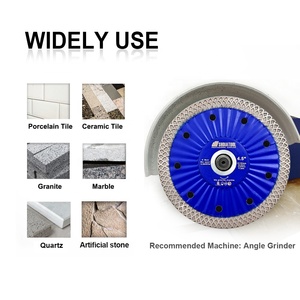 4in/4.5in/7in thiêu kết siêu mỏng gia cố trung tâm x Lưới Turbo kim cương lưỡi cưa cắt lưỡi cắt gạch cho Gốm Đá Cẩm Thạch - Product Image 3