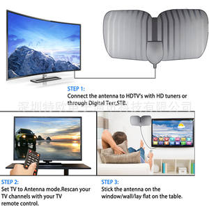 2025 nueva <span class=keywords><strong>antena</strong></span> de <span class=keywords><strong>TV</strong></span> <span class=keywords><strong>Digital</strong></span> HD de 32 pulgadas con retroiluminación <span class=keywords><strong>LED</strong></span> Diseño Interior neutro Qiyuntong 1,5 VSWR VHF/UHF rango de frecuencia - Product Image 3