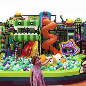 Área de Juegos Interior para Niños con Toboganes y <span class=keywords><strong>Piscina</strong></span> de Pelotas de Plástico para Centros Comerciales - Product Image 1