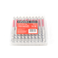 Jeu de embouts à torsion magnétique double extrémité KAFUWELL BS5851 professionnel, antidérapant, en acier allié S2 pour outils électriques