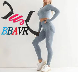 Conjuntos Deportivos de 2 Piezas para Mujer, Cintura Alta, Levanta Glúteos, Conjuntos de Yoga para Mujer, Ropa Deportiva para Mujer - Product Image 1
