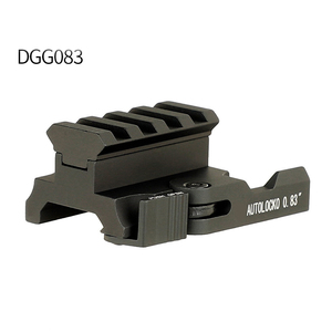 Base Elevadora de Mira de Alta Precisión Mecanizada por CNC con Desmontaje Rápido, Interfaz Estándar de 21mm, Equipo Ligero para Caza al Aire Libre - Product Image 4