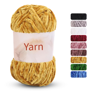 Al por mayor Hilo de lana gruesa de una sola hebra con efecto hielo, tejido a mano, para mantas, cojines, pantuflas, bufandas y gorros - Product Image 6