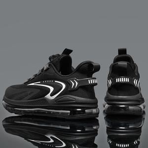Zapatos de Hombre Talla Grande 48 47, Primavera, Parte Superior de PVC, Entresuela de Látex, Suela de Goma, Amortiguación Completa, Absorción de Impactos, Botón Giratorio - Product Image 6
