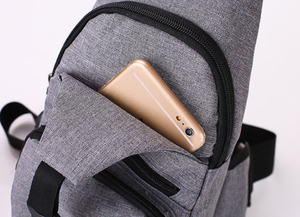 Wholesale Men Backpack Chest Pack Single Rucksack England Chest <strong>Bags</strong> Shoulder Cross Body <strong>Bag</strong> External USB Charger Backpack <strong>Boys</strong> - Product Image 3
