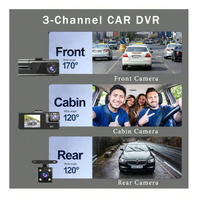 A22 1080P Écran IPS haute définition ADAS Caméra de bord de voiture Détecteur de radar de vision nocturne étanche Capteur G Enregistreur vidéo noir
