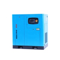 Compresseur à vis refroidi par air Mandiwi MGA11VSDA 11KW 380V/3PH de marque chinoise, neuf, avec moteur à roulement à billes, vitesse variable, entraînement direct, 10 bars