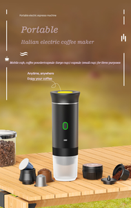 Máquina de espresso recargable inalámbrica <span class=keywords><strong>portátil</strong></span> tipo C 1200mAh batería <span class=keywords><strong>cafetera</strong></span> 150ml tanque de agua viaje Camping - Product Image 6