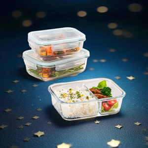 Microwave Safe <b>Lunch</b> <b>Box</b> Sealed Divided Bento Bowl with Lid for Students and Office Workers - Product Image 1