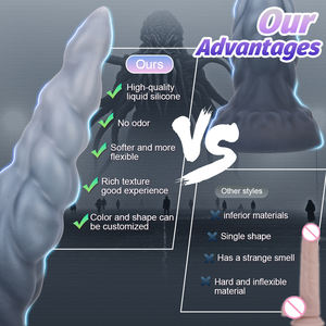 Dildo Anal de Silicona Realista con Forma de Pene de Caballo, Juguete Sexual con Ventosa para Mujeres, Fantasía de Monstruo Alienígena - Product Image 4