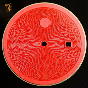 Tùy Chỉnh 40Mm Trống Guilloche Quay Số + Men Quay Số Xem Mặt Khắc Logo Phù Hợp Với Sw200 Nh35 8215 Đồng Hồ Quay Số Tấm Các Bộ Phận Nhà Sản Xuất - Product Image 4