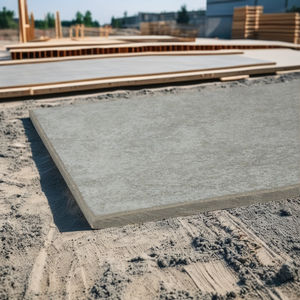 Revêtement ignifuge gris moderne 1220*2440mm pour villas, panneau en fibro-ciment haute densité imperméable, prix bas, perforé pour la construction - Product Image 3