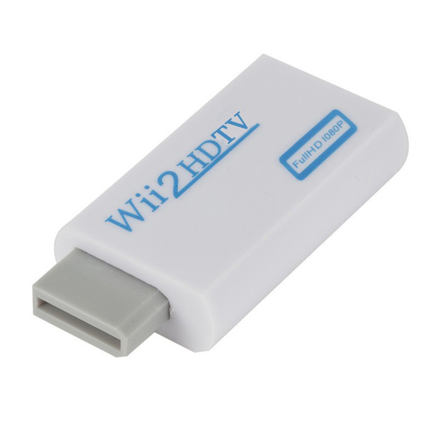 Wii2HDTV Adapter Converter for Wii to HDTV Smart TV Adapter Full HD 720P 1080P Video With 3.5mm Audio Jack Connector