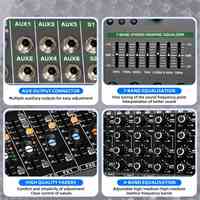 Console de mixage numérique DJ BE26 BE32 OEM d'usine, mixeur audio musical pour système de sonorisation professionnel pour scène et studio