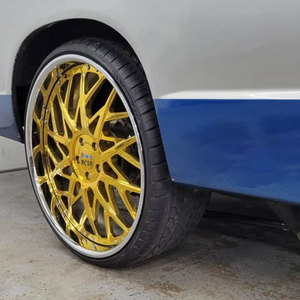 RCSR Nouvelles jantes en aluminium forgé de 24, 26 et 28 pouces, design à deux pièces, finition argentée polie, 5x112, 5x114.3, 5x120, 6x139.7 - Product Image 6