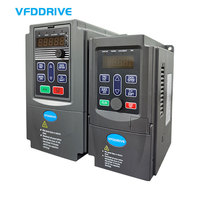 Convertisseur de fréquence monophasé 1,5 kW 2 CV, variateur de fréquence VFD 220 V 50/60 Hz, contrôle vectoriel AC pour pompe, ventilateur et compresseur