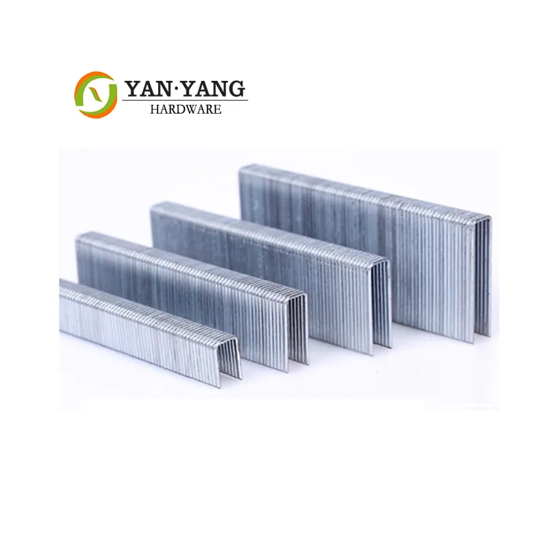 Yanyang Sale Air Gun Staples Sofa Pin Nail 80 series Industrial Wire Staple for Upholstery Furniture nails 8010