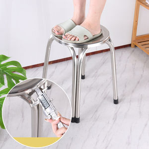 Stainless Steel Metal <strong>Stool</strong> Hospital School Use Sitting <strong>Chair</strong> Customizable Commercial Furniture Factory Direct Sale - Product Image 4