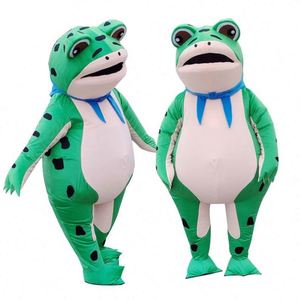 Costume gonflable unisexe amusant pour cosplay, nouvelle arrivée, costume de grenouille solitaire pour Mardi Gras/Carnaval, mascotte pour adultes - Product Image 1