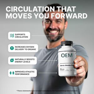 La forme de poudre de capsule d'écoulement d'oxyde nitrique stimule la circulation soutient la pression artérielle normale réduit la tension sur les muscles cardiaques - Product Image 5