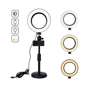 Anneau Lumineux LED pour Selfie avec Support de Téléphone Réglable et Trépied pour TikTok Live Stream Vidéo Studio Photographie de Produit Portable pour Maquilleurs - Product Image 1