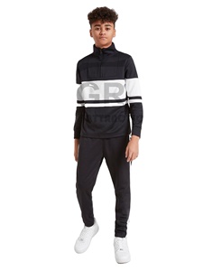 Wholesale OEM Fitted Sweatsuit Tracksuit Zipper Hoodies Jogging Men Jogger <b>Track</b> <b>Suit</b> - Product Image 1