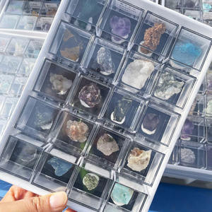 Scatola minerale acrilica all'ingrosso all'ingrosso rocce grezze naturali e scatola di campioni di cristallo - Product Image 4