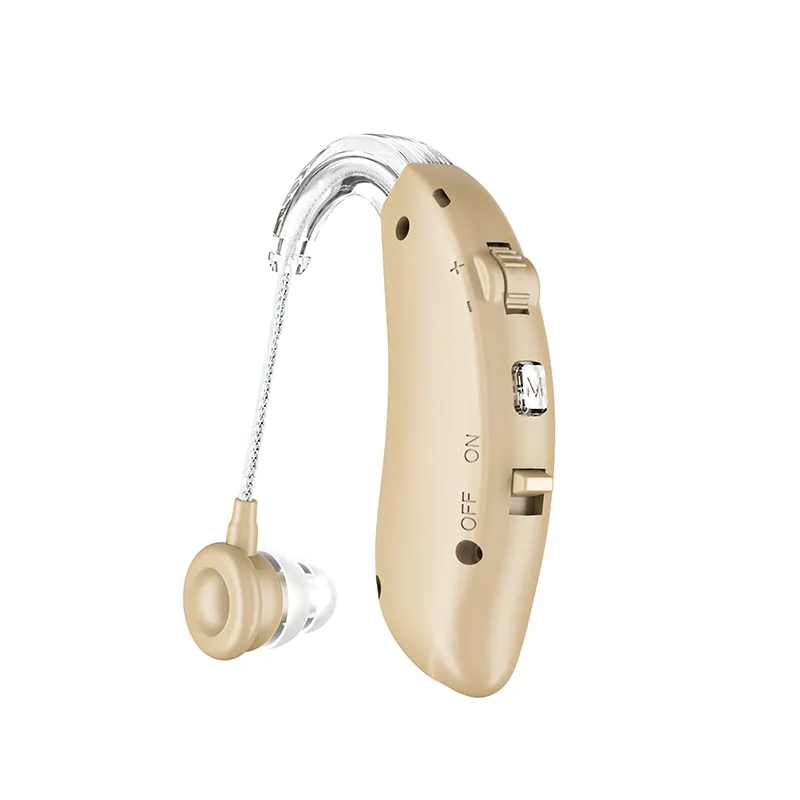 تحديث وراء الأذن الهواء مساعدات للسمع قابلة للشحن السمع BTE ل معتدل إلى فقدان السمع المعتدل