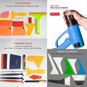 Xe phim ppf công cụ gói Vinyl giống cây chổi thiết lập cửa sổ Tint cài đặt cài đặt scraper ppf công cụ cho xe Vinyl wrapkit - Product Image 2