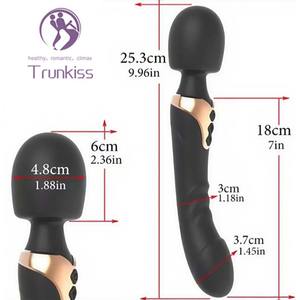 Vibrador USB de Doble Cabeza para Hombres y Mujeres, Frecuencia Personalizable, Resistente al Agua, para Masajes y Estimulación - Product Image 2